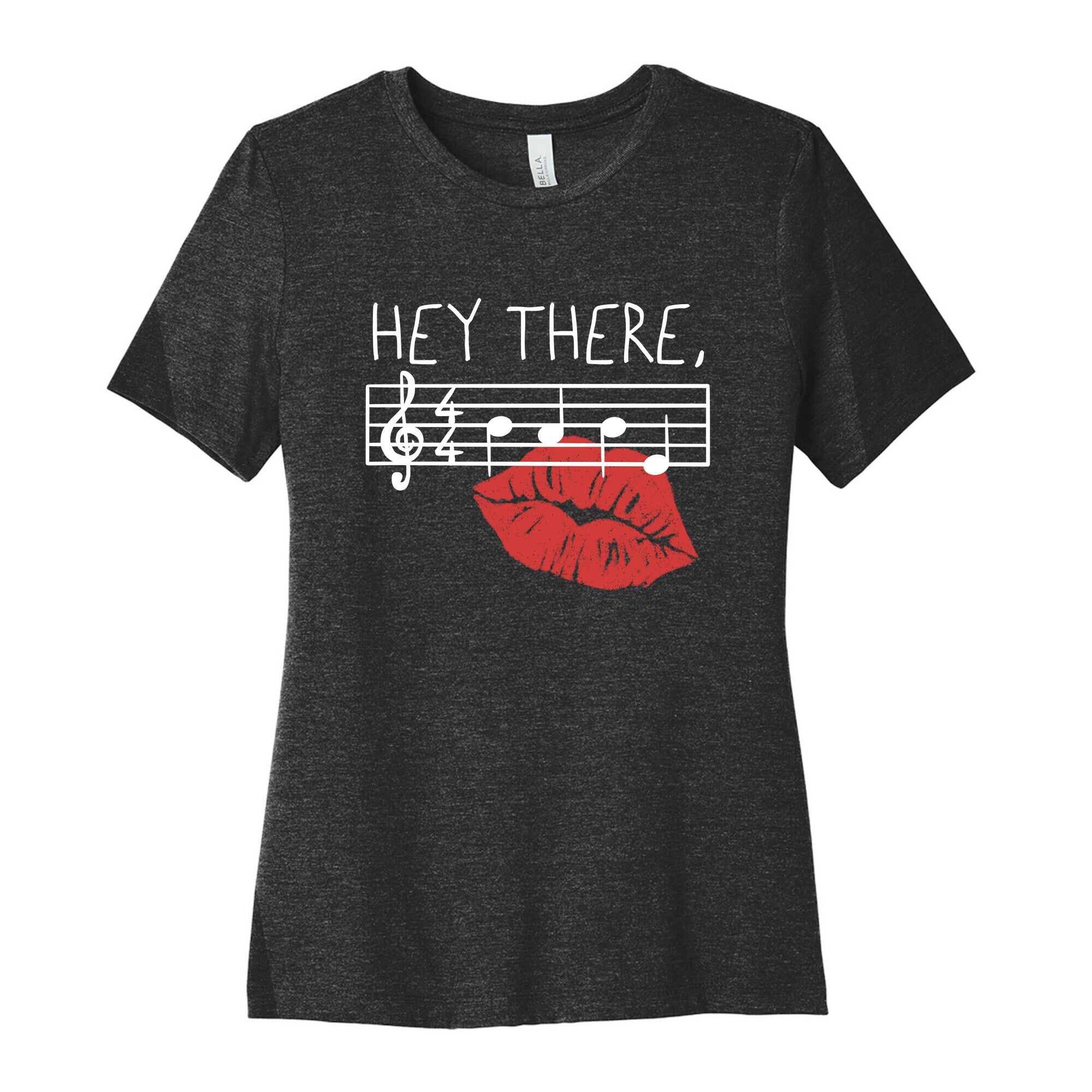 Hey There Babe Music Pun Women's Cotton Tee